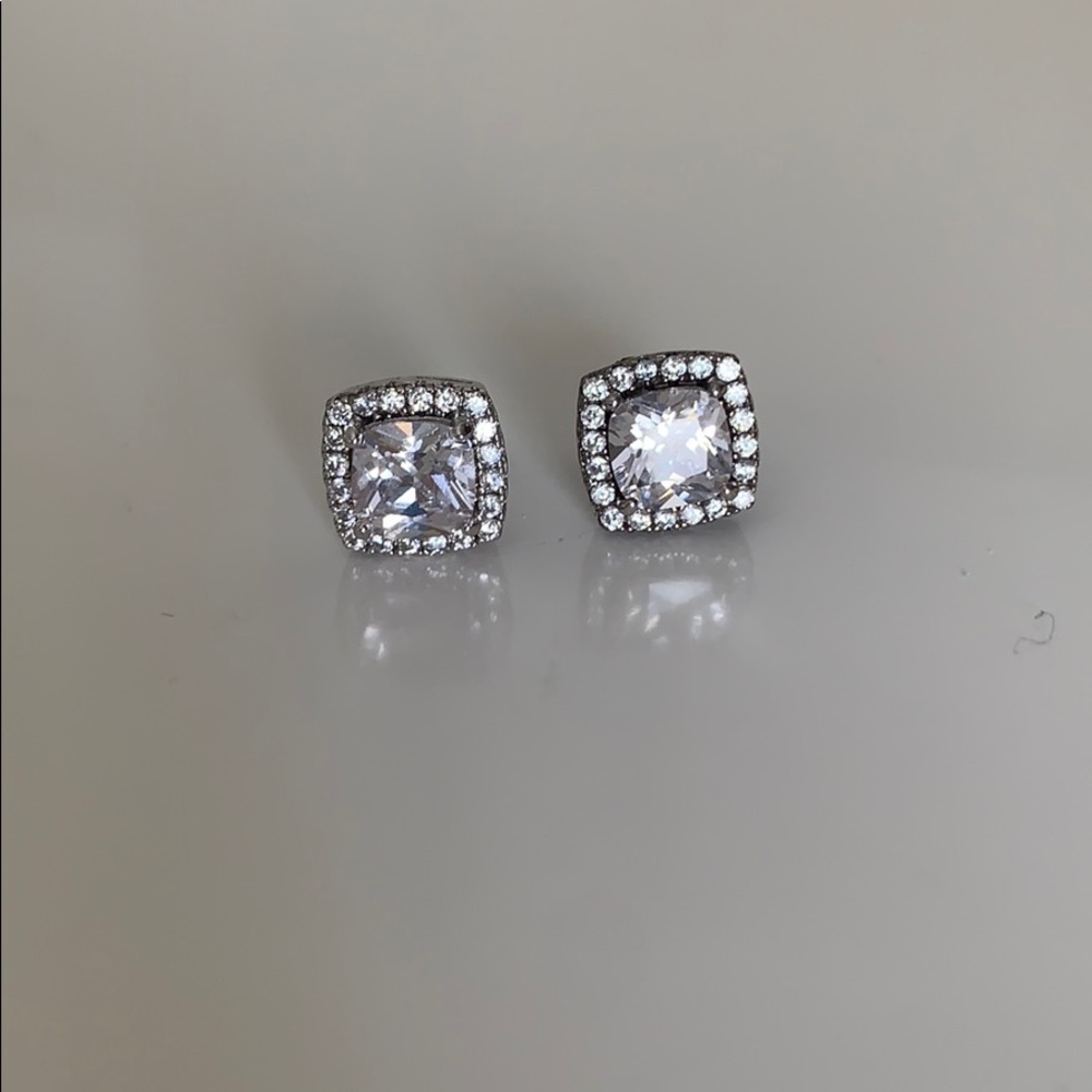 Faux Diamond Earrings